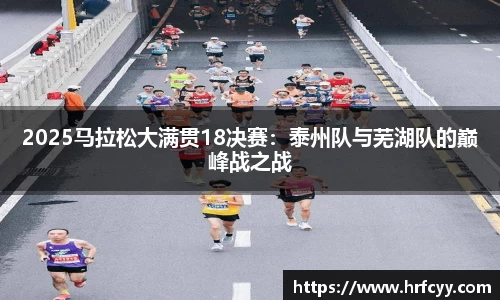 2025马拉松大满贯18决赛：泰州队与芜湖队的巅峰战之战
